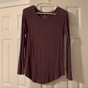 american eagle soft and sexy long sleeve top